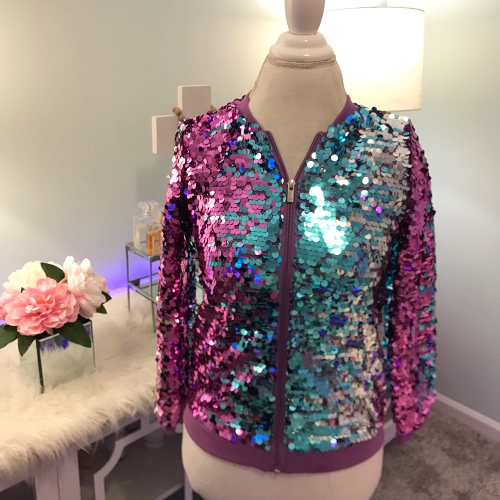 Girls sequins jacket